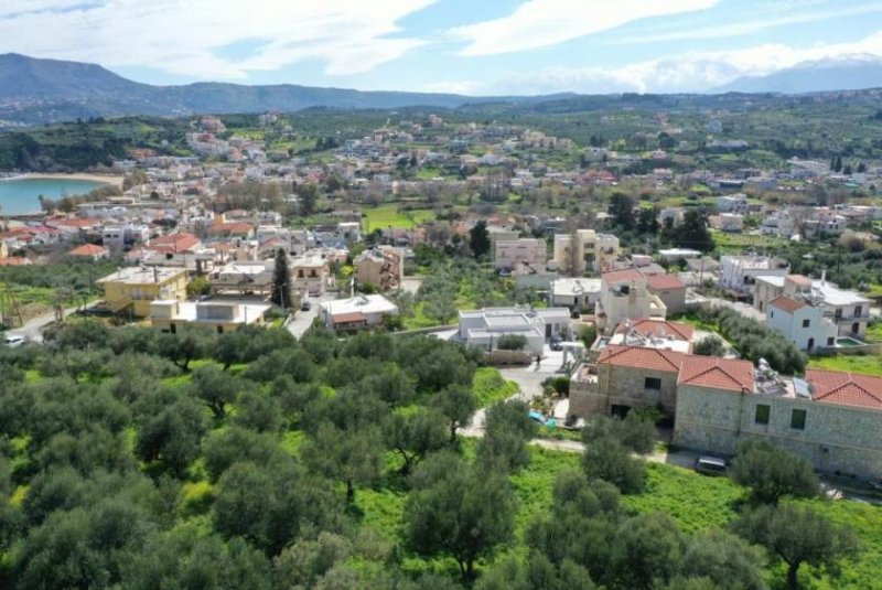 Kalyves Kreta, Kalyves: Weitläufiges Grundstück mit Meerblick zu verkaufen Grundstück kaufen